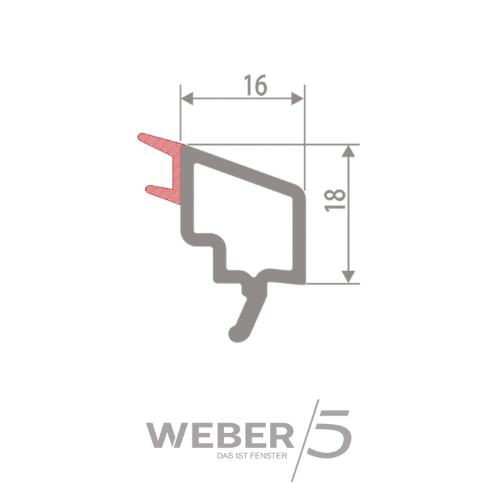 Штапик стандартный 16 мм в Таразе