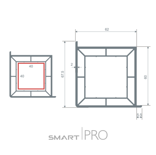 Профиль углового соединения (60) в Таразе