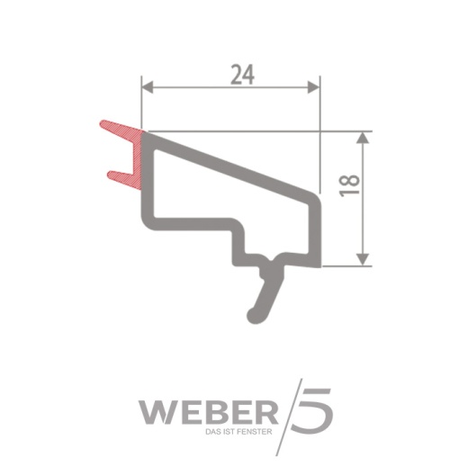 Штапик стандартный 24 мм в Таразе
